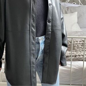 Babaton Pelli Shirt Jacket Vegan Leather